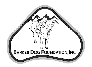 BARKER DOG FOUNDATION, INC. BDFI AND B logo