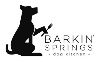 BARKIN' SPRINGS - DOG KITCHEN - logo