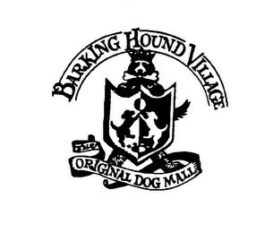 BARKING HOUND VILLAGE THE ORIGINAL DOG MALL logo