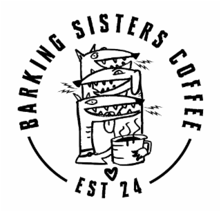 BARKING SISTERS COFFEE EST 24 logo