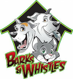 BARKS & WHISTLES logo