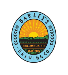BARLEY'S BREWING CO COLUMBUS, OH ESTD 1992 logo