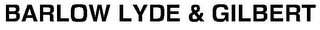 BARLOW LYDE & GILBERT logo