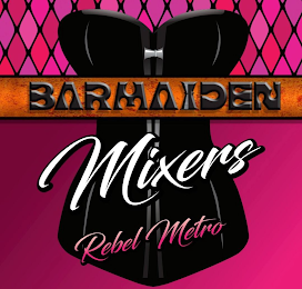 BARMAIDEN MIXERS REBEL METRO logo