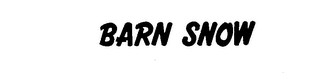 BARN SNOW KEEPS BARN NEAT COWS ON FEET logo