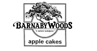 BARNABY WOODS "A NATURAL INDULGENCE" APPLE CAKES logo