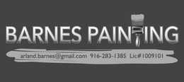 BARNES PAINTING ARLAND.BARNES@GMAIL.COM 916-283-1385 LIC#1009101 logo