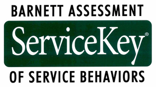 BARNETT ASSESSMENT SERVICEKEY OF SERVICE BEHAVIORS logo