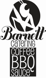 BARNETT CATERING COFFEE BBQ SAUCE logo