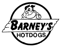 BARNEY'S HOTDOGS logo