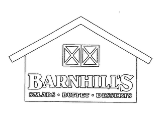 BARNHILL'S SALADS BUFFET DESSERTS logo