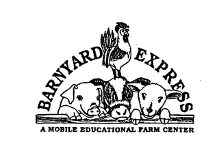 BARNYARD EXPRESS A MOBILE EDUCATIONAL FARM CENTER logo