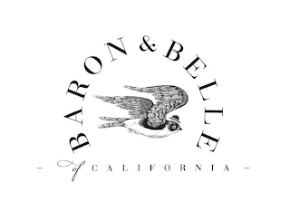 BARON & BELLE  ?    OF CALIFORNIA    ? logo