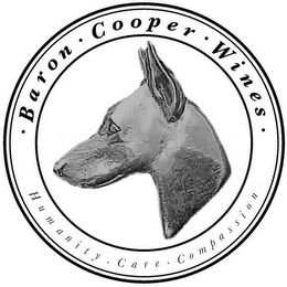 · BARON · COOPER · WINES · HUMANITY · CARE · COMPASSION logo