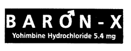 BARON-X YOHIMBINE HYDROCHL-ORIDE 5.4MG logo