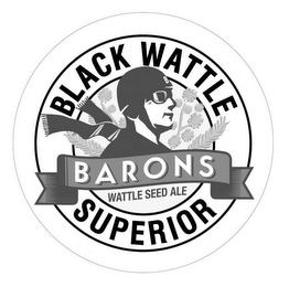 BARONS BLACK WATTLE SUPERIOR WATTLE SEED ALE logo