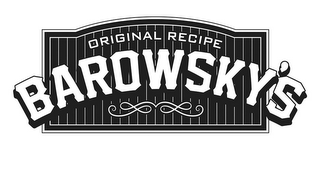 BAROWSKY'S ORIGINAL RECIPE logo