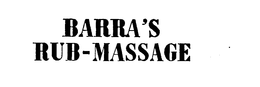 BARRA'S RUB-MASSAGE logo
