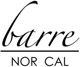 BARRE NOR CAL logo