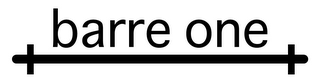 BARRE ONE logo