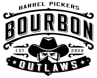 BARREL PICKERS BOURBON OUTLAWS EST. 2020 logo