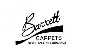 BARRETT CARPETS STYLE AND PERFORMANCE logo