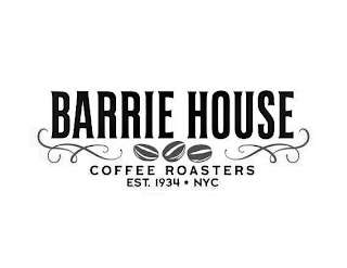 BARRIE HOUSE COFFEE ROASTERS EST. 1934 NYC logo