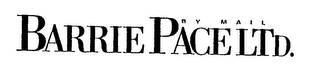 BARRIE PACE LTD. BY MAIL logo
