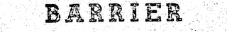 BARRIER logo