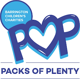 BARRINGTON CHILDREN'S CHARITIES POP PACKS OF PLENTY logo