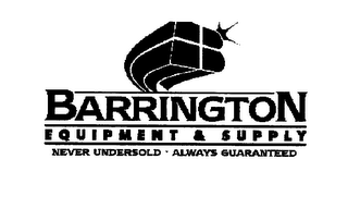 BARRINGTON EQUIPMENT & SUPPLY NEVER UNDERSOLD · ALWAYS GUARANTEED logo