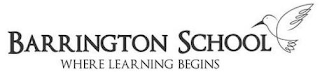 BARRINGTON SCHOOL WHERE LEARNING BEGINS logo