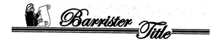 BARRISTER TITLE logo