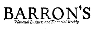 BARRON'S NATIONAL BUSINESS & FINANCIAL WEEKLY logo