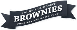 BARRY'S GOURMET BROWNIES FUDGIEST BROWNIES EVER! logo