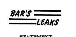 BAR'S LEAKS logo