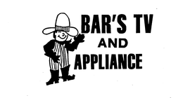 BAR'S TV AND APPLIANCE logo