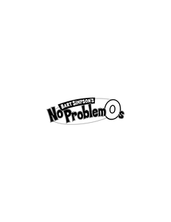 BART SIMPSON'S NO PROBLEMOS logo