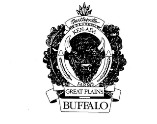 BARTLESVILLE OKLAHOMA KEN-ADA FARMS GREAT PLAINS BUFFALO logo