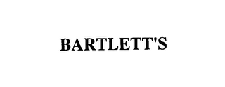 BARTLETT'S logo