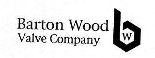 BARTON WOOD VALVE COMPANY BW logo