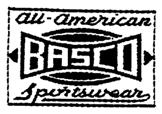 BASCO ALL-AMERICAN SPORTSWEAR logo