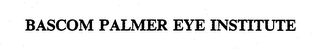 BASCOM PALMER EYE INSTITUTE logo