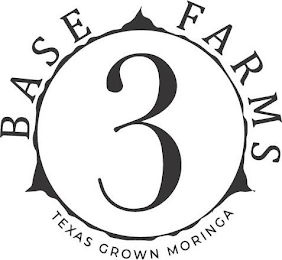 BASE 3 FARMS TEXAS GROWN MORINGA logo