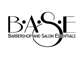 B·A·S·E BARBERSHOP AND SALON ESSENTIALS logo