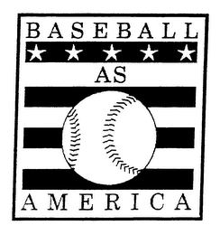 BASEBALL AS AMERICA logo