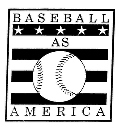 BASEBALL AS AMERICA logo