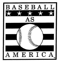 BASEBALL AS AMERICA logo