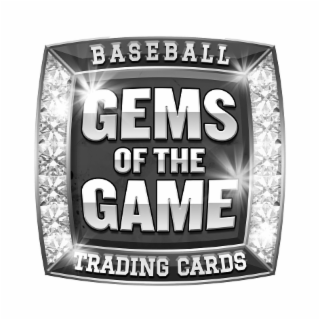 BASEBALL GEMS OF THE GAME TRADING CARDS logo