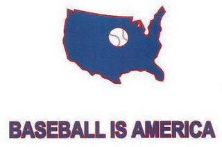 BASEBALL IS AMERICA logo